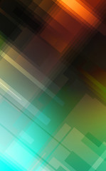 Obraz premium Diagonal layered geometric pattern. Vibrant futuristic background. Colorful geometrical template.