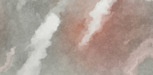 Watercolor painted background. Abstract Illustration wallpaper. Brush stroked painting. 2D Illustration.