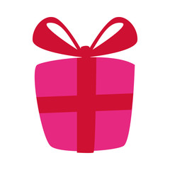 gift box present isolated icon