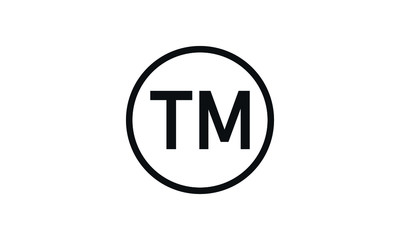 Trademark icon logo, Trademark vector illustration