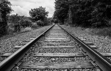Fototapeten Eisenbahnschienen © Stefan