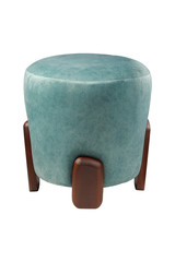 Armchair isolated on white background. Modern wooden chair