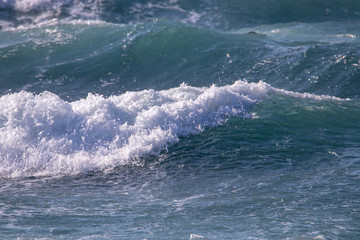 energetic & beautiful waves of sea