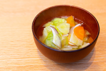 野菜の和風スープ