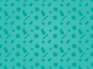 Coronavirus Pattern Background