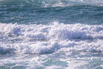 energetic & beautiful waves of sea