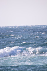 Naklejka na ściany i meble energetic & beautiful waves of sea