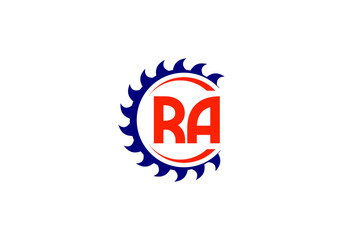 R A, RA Initial Letter Logo design vector template, Graphic Alphabet Symbol for Corporate Business Identity