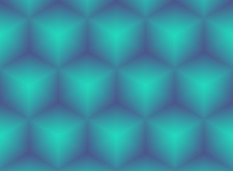abstract 3d cube blue background