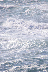 energetic & beautiful waves of sea