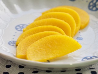 아시아 음식 단무지 