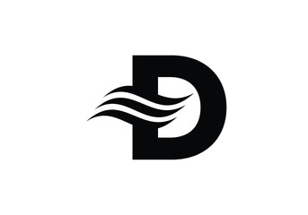 Air conditioner logo sign symbol, Hot and cold symbol black and white.