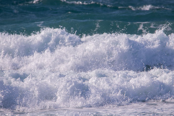 energetic & beautiful waves of sea