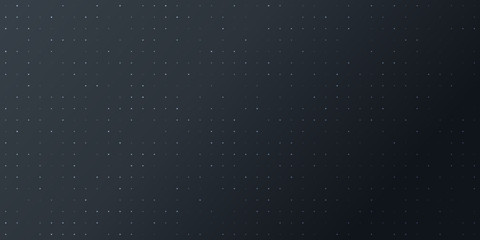 Black hexagonal modern background for wide banner
