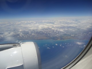 view from window of an airplane (Alagoas, Brazil)