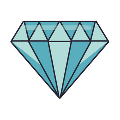 diamond luxury stone isolated icon