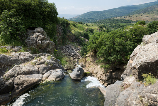 Saar Falls in Northern Israel