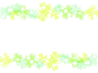 クローバーのイラスト背景