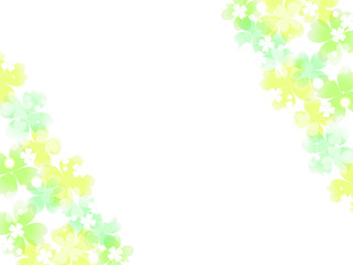 クローバーのイラスト背景