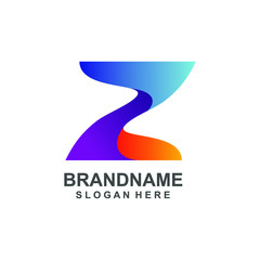 Letter z logo design vector