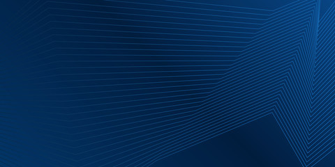 Modern business dark blue line abstract background with zigzag line and sharp line