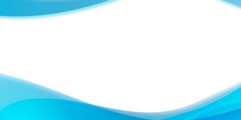 Obraz premium Blue wave curve business abstract background with blank copy space
