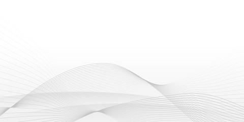 White Curve Line Abstract Background with minimalist concept