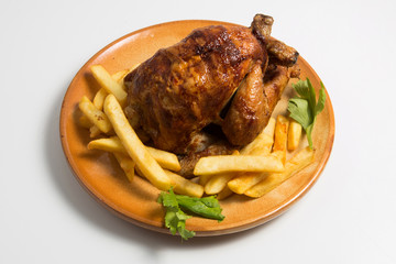 Roasted chicken