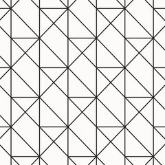 Abstract black geometric pattern on white background.