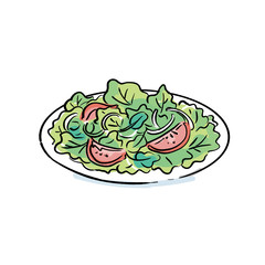 カップラーメン イラスト カップ麺 インスタントラーメン Wall Mural Matsu