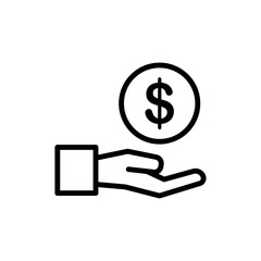 Vector illustration, money icon design
