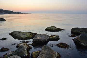 Sunrise over the coast of Yalta