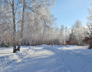 Fototapeta premium Omsk region, Siberian, Russia
