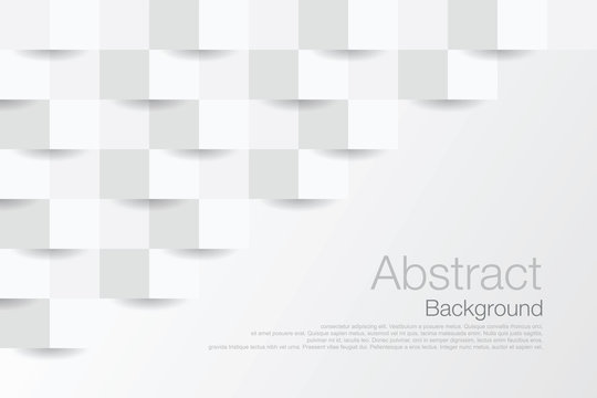 White abstract texture. Vector background 3d paper art style can be used in cover design, book design, poster, cd cover, flyer, website backgrounds or advertising. illustrator © jirawatp
