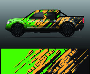 truck decal graphic wrap vector, abstract background