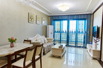 Various furniture in the renovated model house