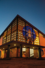 Atardecer sobre la iglesia de Nuestra Señora de los Remedios
