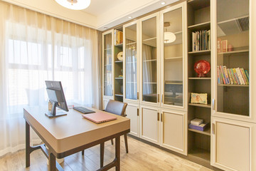 Various furniture in the renovated model house