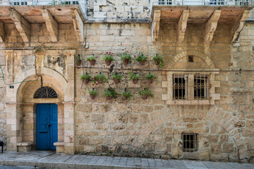 Fototapeta na wymiar Visiting Ein Kerem in Jerusalem