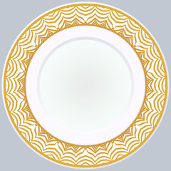 Pattern With Abstract Floral Round Ornament. Oriental Pattern. Indian, Moroccan, Mystic, Ottoman Motifs. Anti-Stress Therapy Pattern. Vector