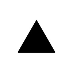 Fototapeta premium Triangle symbol vector