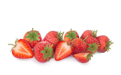 Fresh Strawberry on isolated background
