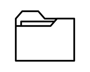 folder file document line style icon
