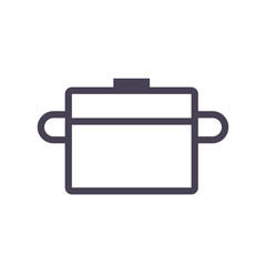 Obraz premium Isolated kitchen pot gradient style icon vector design