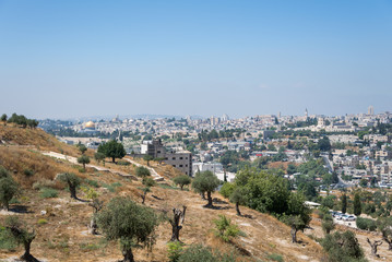 Fototapeta na wymiar Tzurim Valley National Park in Jerusalem