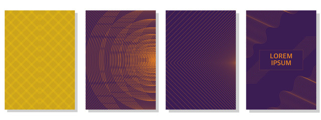 set of abstract backgrounds