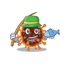 A Picture of funny Fishing gamma coronavirus design