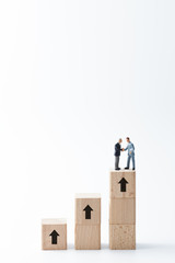 ビジネス　ミニチュア　ブロック