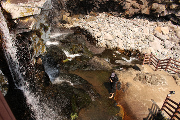 Sojeongbang Falls - Jeju Olle Trail Route 5 : Beautiful Scenery of Jeju Island, Korea
