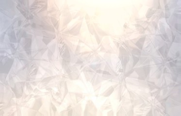 Crystal textured background decorated abstract transparent pattern. Bright shine.